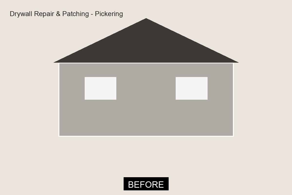 Before Drywall Repair & Patching in Pickering