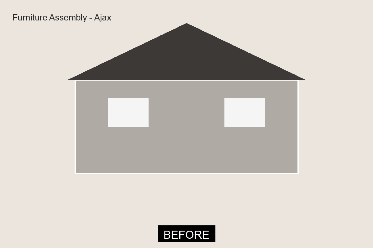 Before Furniture Assembly in Ajax