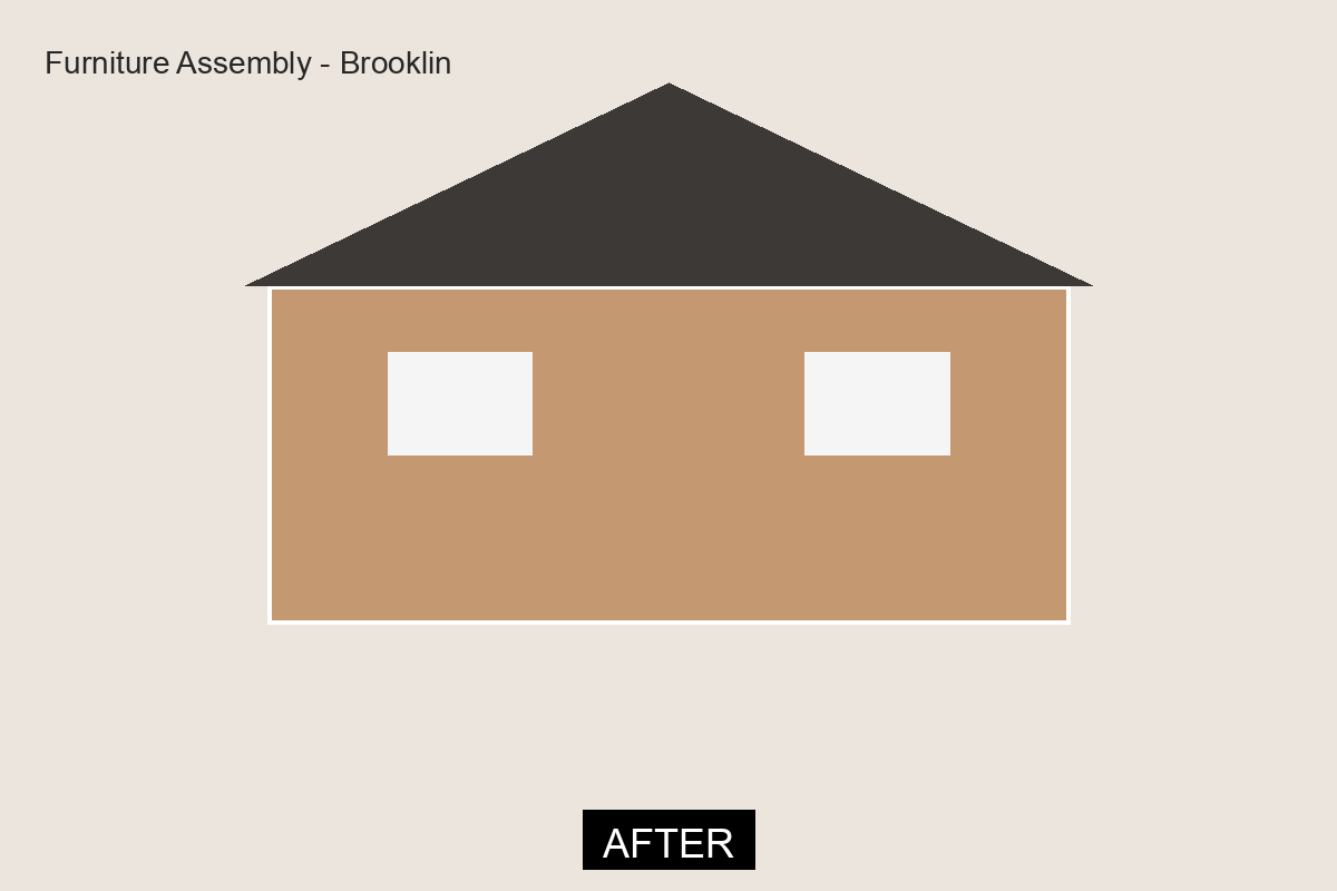 After Furniture Assembly in Brooklin