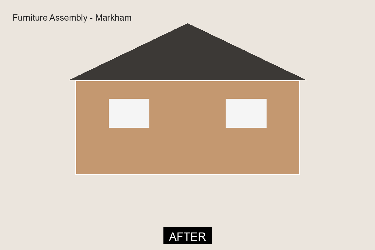 After Furniture Assembly in Markham