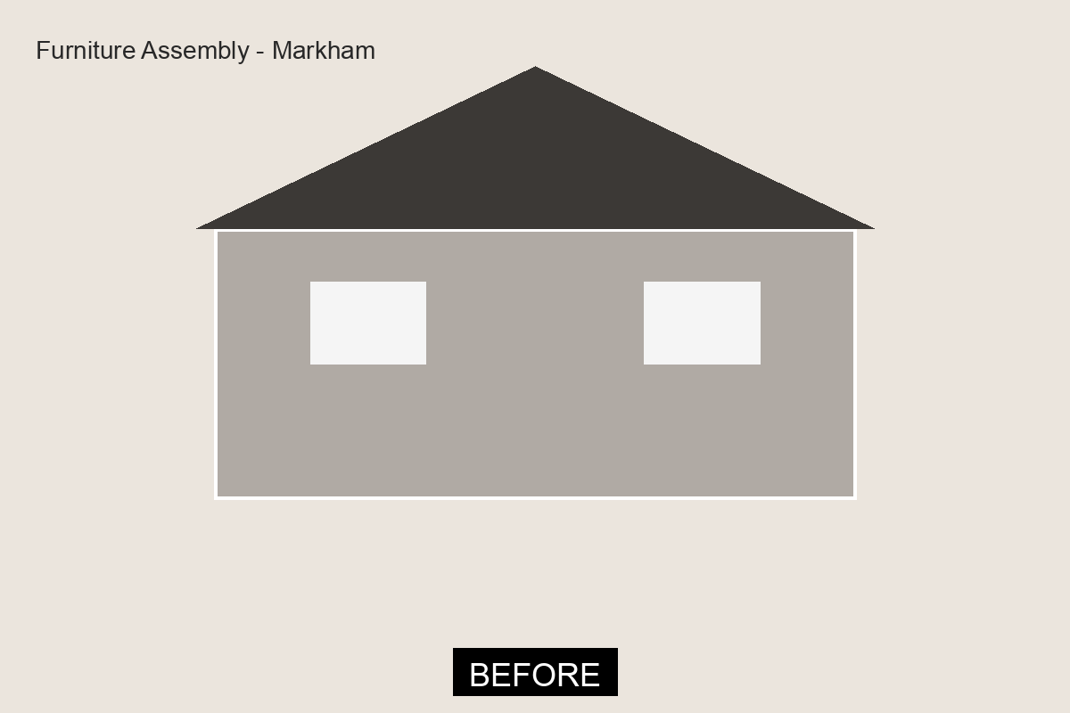 Before Furniture Assembly in Markham