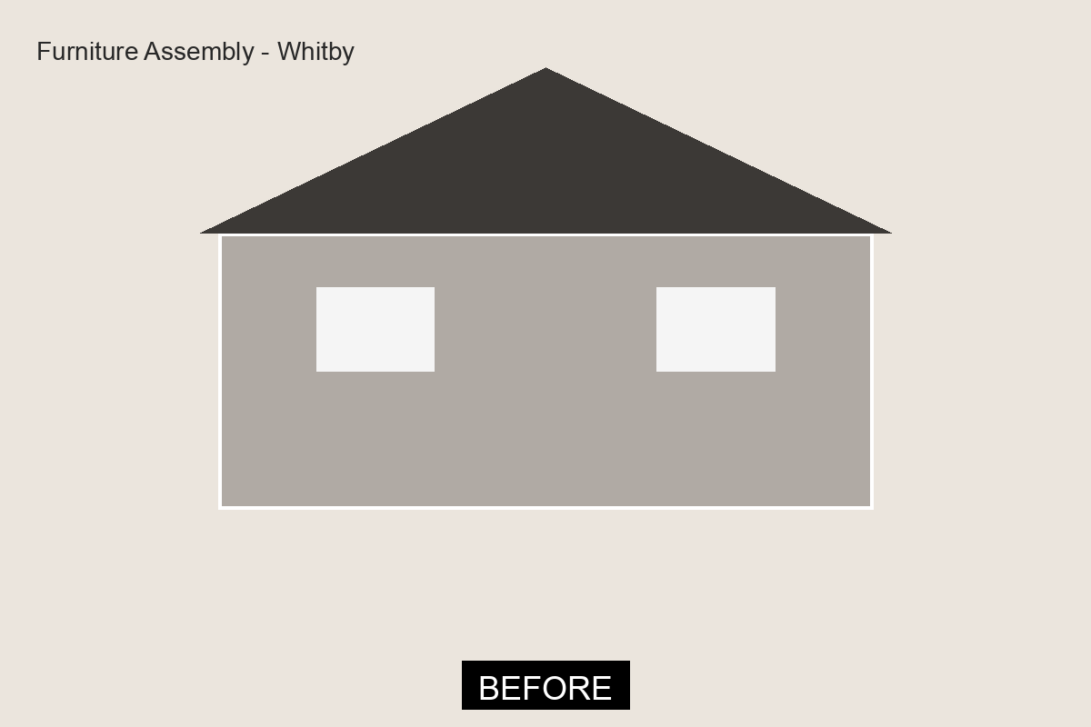 Before Furniture Assembly in Whitby