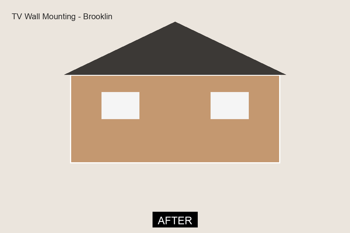 After TV Wall Mounting in Brooklin