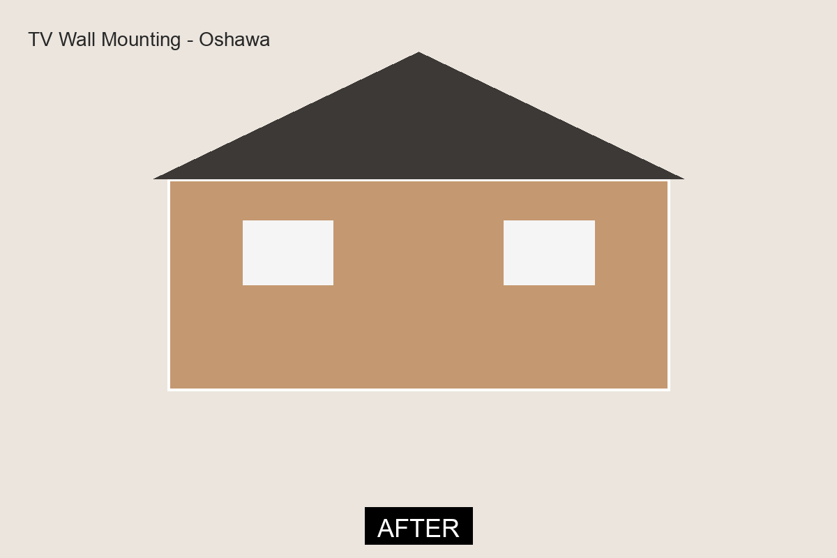 After TV Wall Mounting in Oshawa